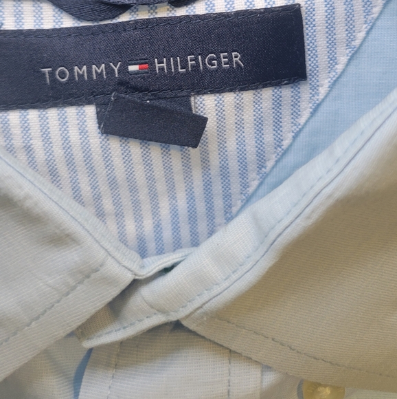 Tommy Hilfiger Blue Dress Shirt - Picture 2 of 4